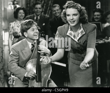 BABES IN ARMS 1939 MGM film with Judy Garland and Mickey Rooney Stock Photo