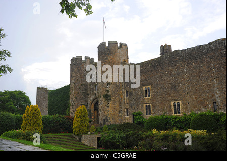 Amberley castle hotel and restaurant near Arundel West Sussex UK Stock Photo