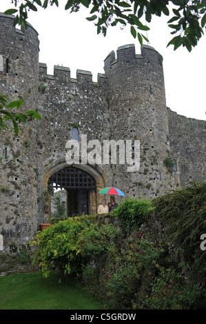 Amberley castle hotel and restaurant near Arundel West Sussex UK Stock Photo