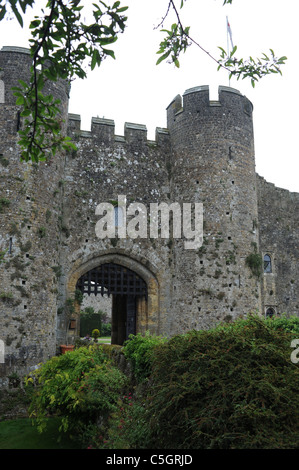 Amberley castle hotel and restaurant near Arundel West Sussex UK Stock Photo