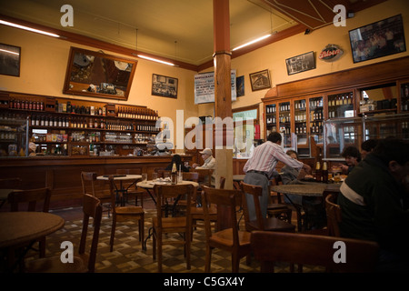 Bar restaurant El Cordano, typical and historic institution in city center of Lima, Peru, South America, Latin America Stock Photo