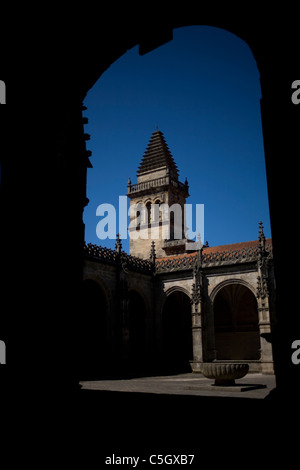 The cloister of the Cathedral of Santiago de Compostela, Spain Stock Photo