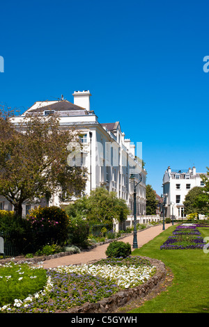 CANTERBURY, KENT, UK - JUNE 26, 2011:  view of Dane John Gardens Stock Photo