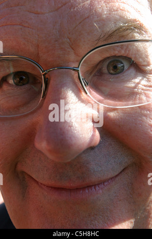 looking into the camera Stock Photo