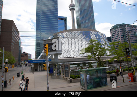 the roy thomson hall downtown toronto ontario canada Stock Photo