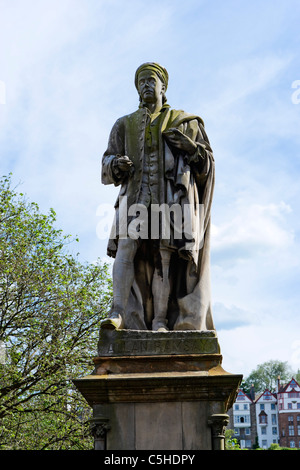 Statue of Allan Ramsey (poet) in Princes street gardens Edinburgh city ...