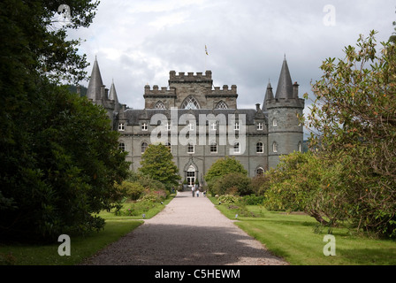 Inveraray Castle Loch Fyne Argyll Scotland Stock Photo