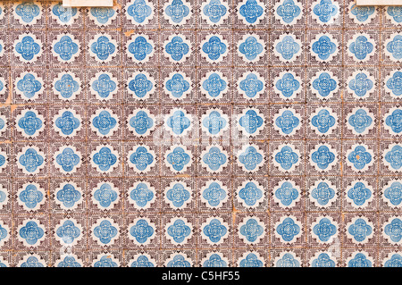 Traditional Portuguese ceramic tiles Stock Photo