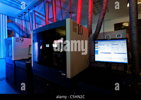 Genome sequencing machine Stock Photo