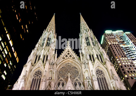 St Patrick's Cathedral, New York City, Stock Photo