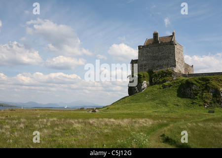 Duart Castle, home of Sir Lachlan Maclean and the Maclean clan Stock Photo