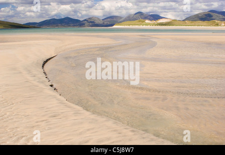 Beach at Seilebost, Isle of Harris, Outer Hebrides Stock Photo