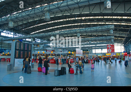 Letiste Ruzyne airport Schengen Terminal 2 Prague Czech Republic Europe Stock Photo