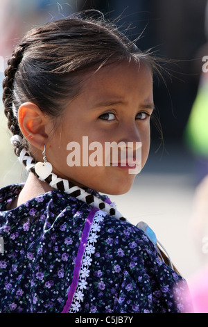 A Native American Indian girl Stock Photo