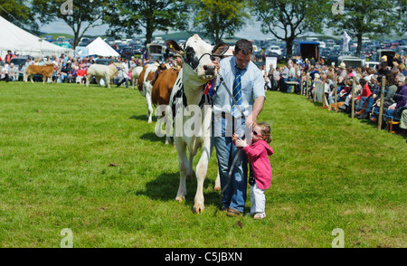 Local agricultural show held annually in the town of BIGGAR in South Lanarkshire, Scotland. Stock Photo