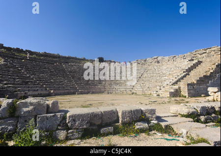 Amphitheater in  Segesta, Sicily, Italy Stock Photo