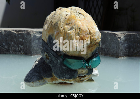 Fountain in Oratorio di San Lorenzo in Palermo, Sicily, Italy Stock Photo