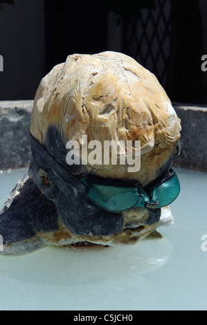 Fountain in Oratorio di San Lorenzo in Palermo, Sicily, Italy Stock Photo