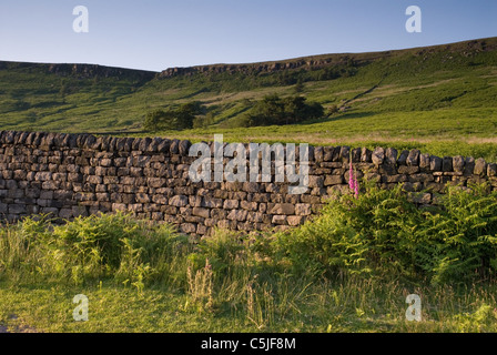 Peak District and Stanage Edge from Sheepwash Bank Stock Photo