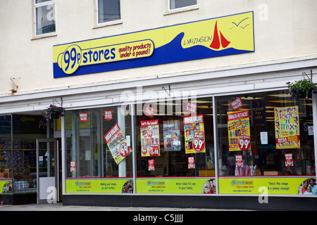 99p store shop front Stock Photo - Alamy