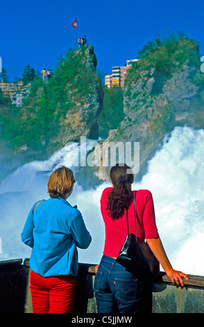 River Rhine Falls, Schaffhausen, Switzerland Stock Photo