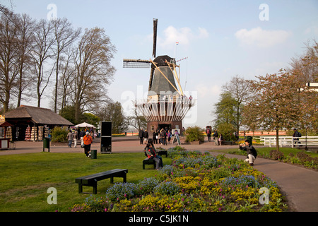 windmill, Keukenhof, Netherlands, Europe Stock Photo