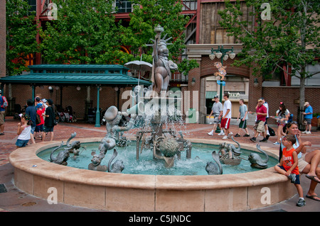 fountains around hollywood studios orlando florida Stock Photo