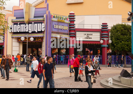 The Cinemagique studio theatre cinema at Disneyland Paris in France Stock Photo