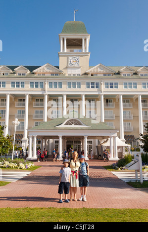 The front of Disney's Newport Bay Club Hotel at Disneyland Paris in France Stock Photo