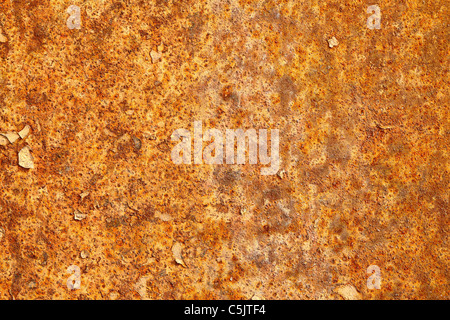 The surface of rusty sheet metal - texture Stock Photo