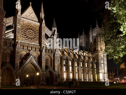 Westminster Abbey at Night, London, Great Britain, November 2010