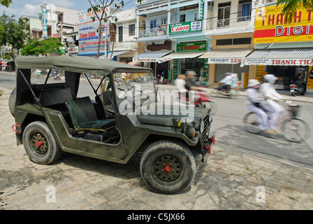 Asia, Vietnam, Nha Trang. Ex army Ford MUTT M151 4x4. The M151 MUTT (Military Utility Tactical Truck) was produced from 1959 Stock Photo