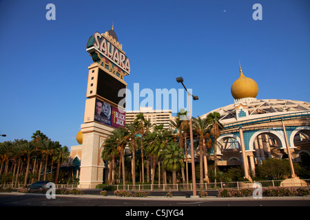 The Sahara Hotel and Casino, Las Vegas, Nevada. Stock Photo