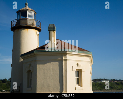 Coquille River Lighthouse, Bandon, Oregon, USA Stock Photo