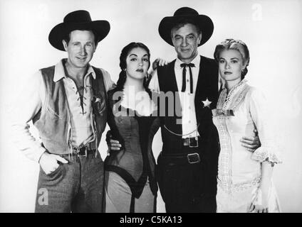 High Noon  Year: 1952 USA Director: Fred Zinnemann Lloyd Bridges, Katy Jurado, Gary Cooper, Grace Kelly Stock Photo