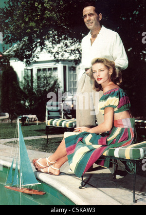 Humphrey Bogart and Lauren Bacall At their Benedict Canyon home 1945 ...