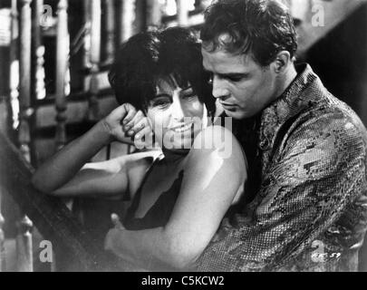 The Fugitive Kind  Year: 1959 -  USA Anna Magnani , Marlon Brando  Director: Sidney Lumet Stock Photo