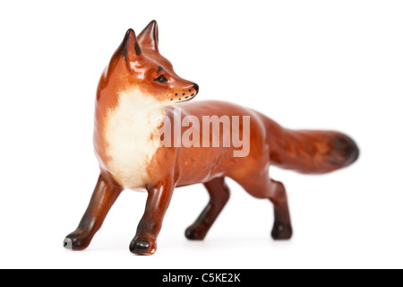 Vintage Beswick porcelain fox figurine Stock Photo