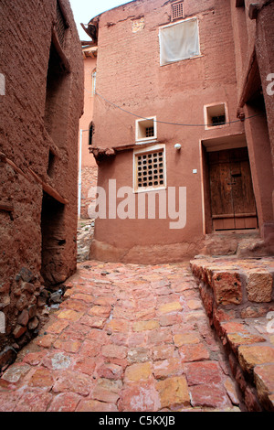 Traditional village houses, Abyaneh, province Isfahan, Iran Stock Photo
