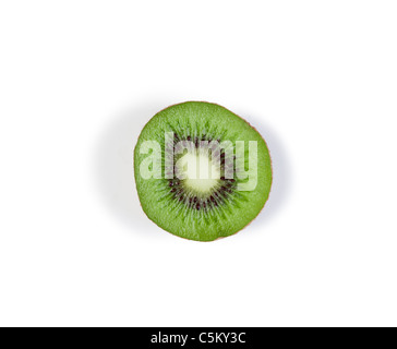 Half kiwi fruit Stock Photo