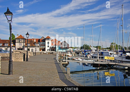 Lymington Quay, Lymington, New Forest District, Hampshire, England, United Kingdom Stock Photo