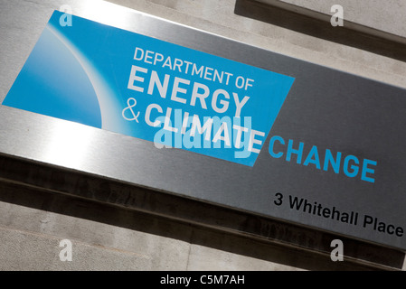 Department of Energy and Climate Change (DECC), Whitehall Place, London Stock Photo