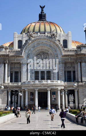 The Palacio de Bellas Artes (Palace of Fine Arts)  Mexico City Mexico Stock Photo