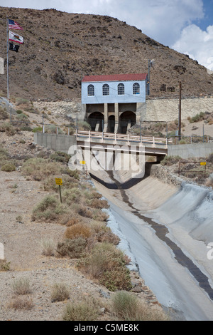 The Alabama Gates on the Los Angeles Aqueduct Stock Photo