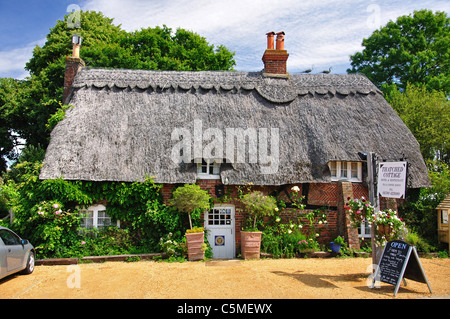 Thatched Cottage Hotel & Restaurant, Brookley Road, Brockenhurst, New Forest, Hampshire, United Kingdom Stock Photo