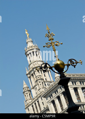 The Mould Fountain and Municipal Building, NYC Stock Photo