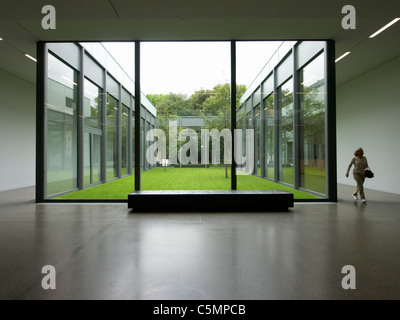 Interior of new building at Folkwang Museum in Essen Germany designed by David Chipperfield architect
