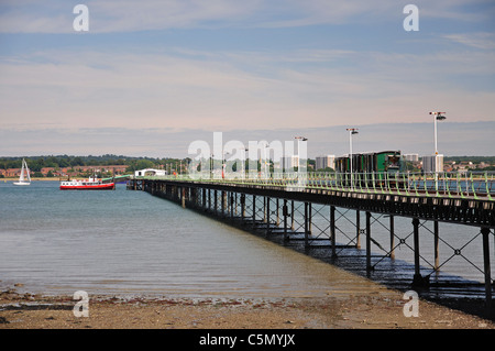 Hythe Pier Railway, Hythe, New Forest District, Hampshire, England, United Kingdom Stock Photo