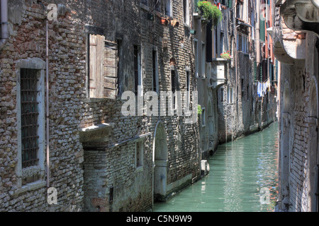 Canal 'Rio de San Cassian' in Venice, Italy Stock Photo