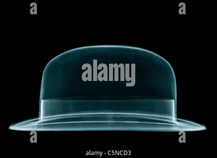An x-ray of a bowler hat Stock Photo
